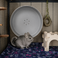 Roue d'exercice silencieuse pour hamster de 15,75 pouces, roue de course en métal pour chinchilla, hamster syrien, souris, petits animaux, OEM ODM personnalisé