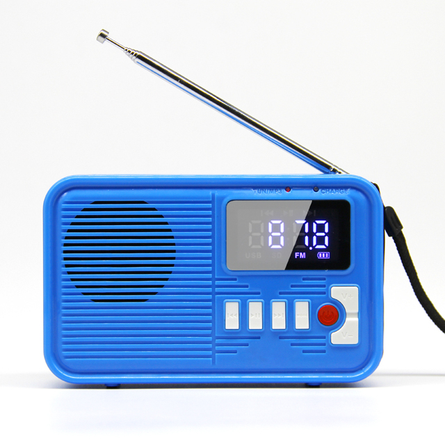 FM DIGITAL USB TF  MP3 PLAYER LOUNDER SOUND CLOCK PORTABLE RADIO