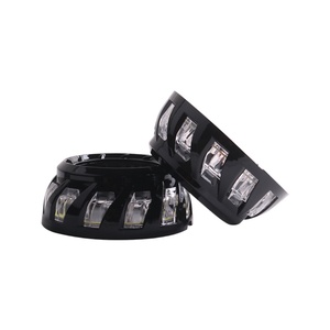 SANVI New Design 3 Inch Car <b>Projector</b> Lens Shrouds Cover for Bi Led Lens <b>Projector</b> Car <b>Light</b> Shrouds with White Color Angel Eyes - Product Image 2