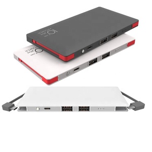 Piccolo angolo 10000mAh caricatore del telefono cellulare portatile carta di credito Power Bank con le ali Micro USB interfaccia di ingresso - Product Image 1