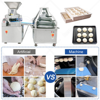 Machine automatique OCEAN pour la fabrication de pains à burger, de pains momo et de boulettes de pâte, avec diviseur de pâte et arrondisseur conique