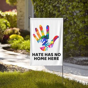 Bandera de jardín de doble cara de 12x18 pulgadas, decoración de bienvenida para patio de fiesta - Product Image 3