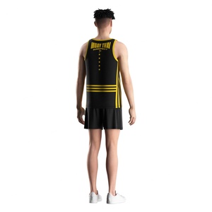 Conjunto de Uniforme de Muay Thai Personalizado y Transpirable para Gimnasio, Chaleco y Pantalones Cortos de Boxeo, Veste Deportiva Personalizada - Product Image 6