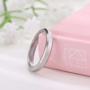 Лидер продаж, модные стильные уникальные простые кольца из нержавеющей стали с цветным покрытием для подарка, оптовая продажа