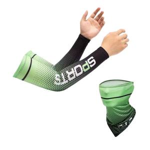 Mangas Deportivas para Ciclismo Unisex, Protección Solar Anti-UV, Color Degradado, Poliéster, Equipo para Actividades al Aire Libre - Product Image 1