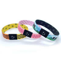 Bracelets en tissu élastique réutilisables avec versets bibliques NFC FM1108 pour 213 215 216, étanches, art populaire, personnalisables, tissés