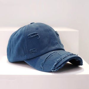 Gorra de Béisbol de Alta Calidad, Diseño de 5 Paneles, Estilo Desgastado, Unisex, de Algodón, Personalizable con Bordado, Lavada, Estilo Vintage - Product Image 3