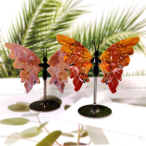 Bán Buôn Đá Tự Nhiên Bướm Khắc Thủ Công Mỹ Nghệ Tinh Tế Bán Quý Đá Đại Dương Jasper Cánh Bướm Cho Trang Trí Nội Thất - Product Image 6