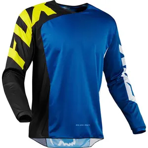 Custom Plus Size Ademende Mtb Downhill Jersey Voor Mannen Pro Racen Snel Droog Motorshirt