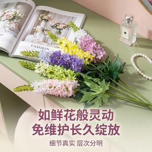 Lys artificiels Xinchengzhi en queue de renard, 100-200 cm, bouquet en plastique, décorations de plafond pour mariage, accessoires de photographie - Product Image 5
