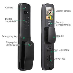 ONLENSE Smart Life Tuya App WiFi Serrure numérique intelligente Serrure de <span class=keywords><strong>porte</strong></span> intelligente avec empreinte digitale - Product Image 5