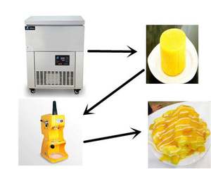 Máquina de hielo en copos de nieve comercial/máquina de bloques de hielo/congelador de hielo raspado taiwanés - Product Image 6