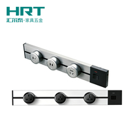 Rail d'alimentation encastré 32A 8000W haute puissance, étanche et anti-poussière, avec 3 adaptateurs pour usage domestique et commercial