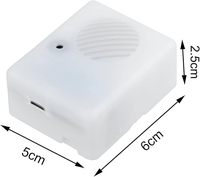 Boîte à haut-parleur ABS, jouet en peluche, enregistreur vocal 120S Max, module sonore enregistrable à bouton-poussoir, pile AAA pour enfants, pour un sommeil réparateur