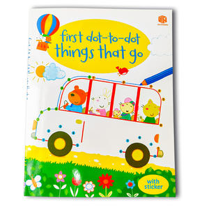 Livre d'autocollants personnalisé imprimé livre d'apprentissage amusant pour enfants cadeau voiture autocollants livres activité éducative - Product Image 1