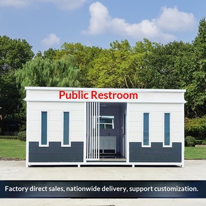 Toilettes mobiles personnalisées pour sites touristiques extérieurs, gravure métallique, toilettes publiques écologiques, toilettes complètes pour parcs et sites touristiques - Product Image 2