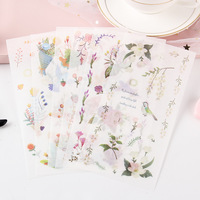 Vente en gros de feuilles d'autocollants découpés à l'emporte-pièce de haute qualité, papier Washi japonais imprimé en feuille d'or brillante, papier vinyle adhésif