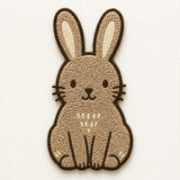 Applique personnalisée en chenille motif animal de dessin animé, patch brodé en tissu éponge moelleux, à thermocoller et à coudre, pour vêtements, sacs à dos, chapeaux, ornements DIY