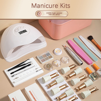Un ensemble complet d'outils de soin des ongles novices Gel débutant professionnel ménage séchage rapide luminothérapie machine lampe Gel Kit