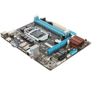 Baixo custo chipset h55 ddr 3 suporte intel, 1st geração corei3/i5/i7 processadores seriais em lga1156 pacote cpu placa-mãe