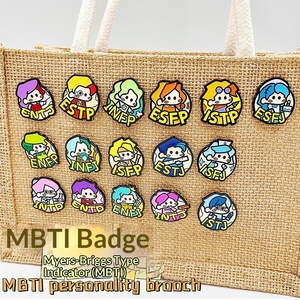 Broche Electrochapado de Aleación MBTI con 16 Tipos de <span class=keywords><strong>Personalidad</strong></span> - Insignia Decorativa para Carrera y Mochila, Regalo - Product Image 4