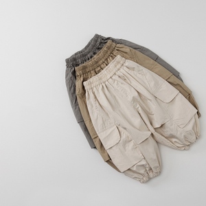 <span class=keywords><strong>Pantaloni</strong></span> Estivi per Bambini Unisex Sottili Monocolore <span class=keywords><strong>Cargo</strong></span> Anti-Zanzare - Product Image 6