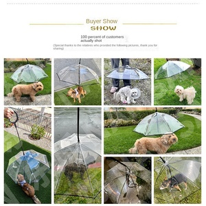 เชือกพลาสติกโปร่งใสแบบพับได้เป็นมิตรต่อสิ่งแวดล้อมแบบทันสมัยเชือกสำหรับจูงสุนัขเดินฝนปรับได้น้ำหนักได้15กก. <span class=keywords><strong>Namsan</strong></span> - Product Image 4