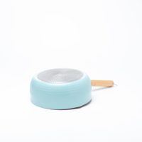 Pot à lait antiadhésif en aluminium de haute qualité avec couvercle en verre casseroles colorées pour compléments alimentaires pour bébés casserole à neige Pot japonais