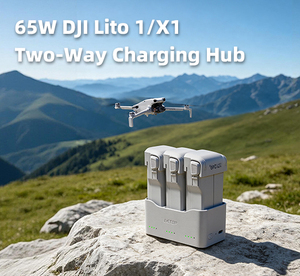 Hub de charge LKTOP 65W pour <span class=keywords><strong>3</strong></span> batteries Lito X1, 78 min, <span class=keywords><strong>4</strong></span> modes de charge, mode de stockage à 60 %, fonction Power Bank, USB-C, OEM Factory - Product Image 5