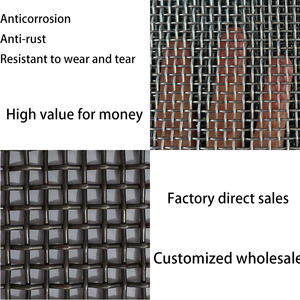 רשת פלדה איכותית מפלדת מנגן, רשת תיל מגולגלת, רשת מתכת למכונת שטיפת חול, סינון חול וחצץ - Product Image 2
