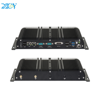 Fansız endüstriyel PC bilgisayar Intel Core i5 i7 2 * DDR4 M.2 NVME 2 * Intel I225V 2.5G RS232 RS485 GPIO 4G 5G LTE 9-36V güç kaynağı