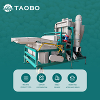 5t par heure nettoyeur de millet Machine de nettoyage et de traitement du piment Machine de tri des haricots mungo avec table de gravité