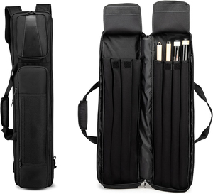 Muestra Gratis de Bolsa para Taco de Billar, Bolsa Portátil para Taco de Billar con Múltiples Bolsillos para 4 Culatas y 5 Flechas, Bolsa de Transporte para Taco de Billar - Product Image 5