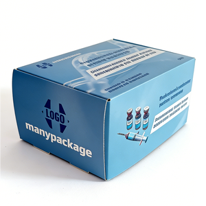 Scatole di Cartone Pieghevoli Stampate da 10ml per Esposizione e Spedizione di Fiale Farmaceutiche - Product Image 3
