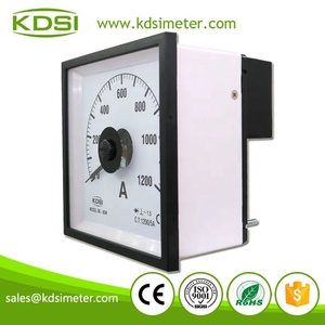 مؤشر أمبير لوحة التناظرية للتيار المتردد بزاوية واسعة BE-96W AC1200/5A احترافي عالي الجودة - Product Image 4