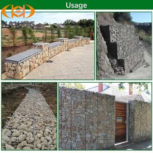 Sınır koruma ve istinat duvarları için kare delikli Kaking ağır galvanizli demir kaynaklı örgü Gabion sepeti - Product Image 5
