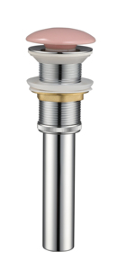 Vidange de lavabo en céramique pour hôtels, avec ou sans trop-plein, disponible en différentes couleurs - Product Image 4