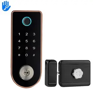 6-Way Unlock Digital Wireless Electronic Rim Lock