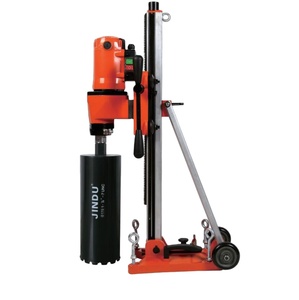 Factory Directly Provide 2400W 205mm diamond core drill machine tilting angle bracket with wheels