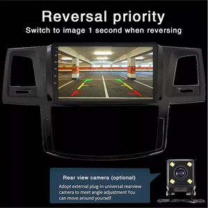 9-Zoll Auto-DVD-<span class=keywords><strong>Player</strong></span> Video-Radio-Navigation mit WLAN BT FM für Toyota Hilux 2005-2007 Android-Haupteinheit Bildschirm - Product Image 4