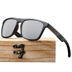 Lunettes De soleil en bois De bambou, verres solaires, De styliste, <span class=keywords><strong>2022</strong></span> - Product Image 1