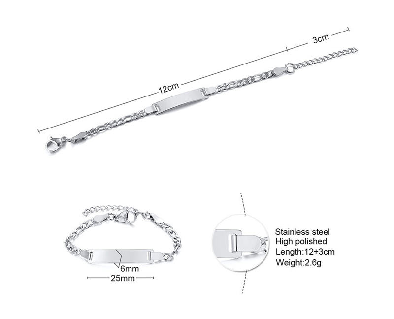 Bracelet enfant en argent 2