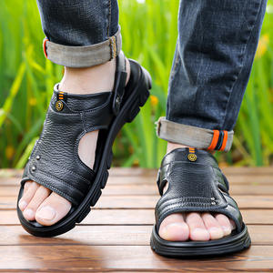 Sandalias Casuales de Verano para Hombre, de Plataforma, Antideslizantes, Transpirables, de Cuero, para Uso Diario - Product Image 6