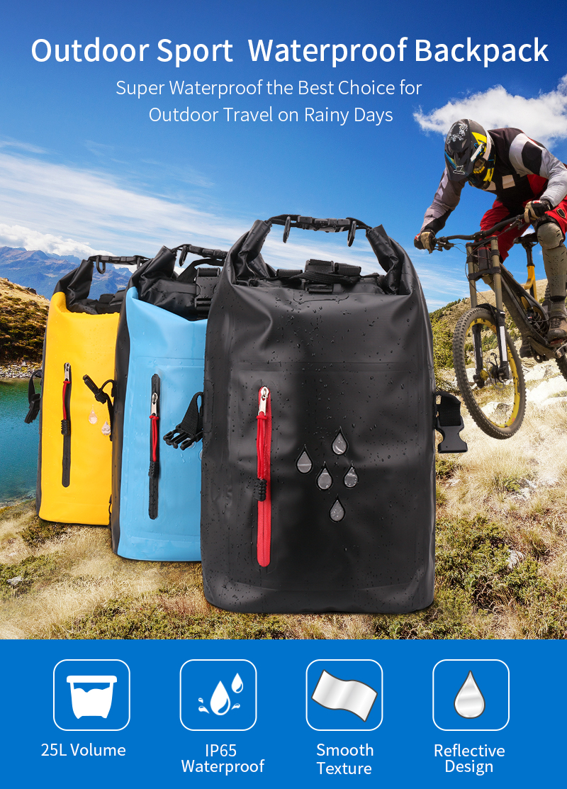 Outdoor Sport Waterproof Dry  Bag Back pack China Factory Customized droplet dry bag