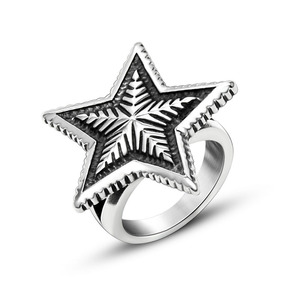 Star Exaggerated <b>Ring</b> <b>Titanium</b> Steel Women's Jewelry Korean Style Fashion Accessory SA964 - Product Image 5