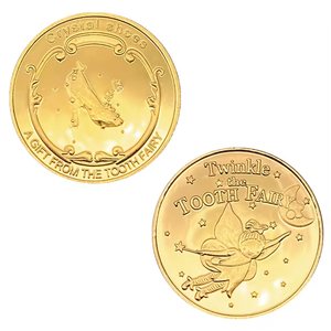 Moneda Conmemorativa Personalizada <span class=keywords><strong>de</strong></span> la Hada <span class=keywords><strong>de</strong></span> los Dientes, Recuerdos Dorados, Regalos, Medallas <span class=keywords><strong>de</strong></span> la Hada <span class=keywords><strong>de</strong></span> los Dientes, Corona, Moneda Chapada en <span class=keywords><strong>Oro</strong></span>, Regalo para Niños - Product Image 4