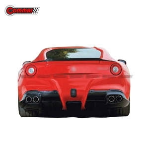 Kit carrosserie de style RZ en fibre de carbone de qualité supérieure pour Ferrari F12 : Lame avant, lame arrière, jupes latérales et spoiler - Product Image 2