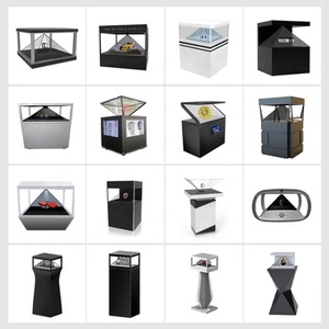 3D Holographic Projection <strong>Display</strong> 360 Degree <strong>Rotate</strong> Logo Images 3D <strong>Hologram</strong> Showcase Suspended Air Projector - Product Image 2