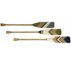 Decoración de Pared de <span class=keywords><strong>Remos</strong></span> de Barco de Madera y Cuerda, Juego de 3, Decoración de Pared de Madera, Gran Oferta - Product Image 4