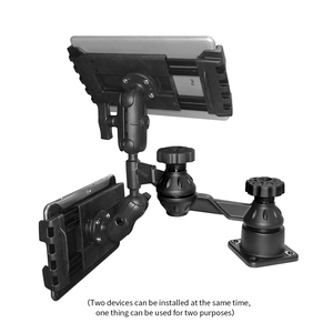VINmounts Swing Arm Mount <b>with</b> Double Ball Head Universal Adjustment Bracket VIN-HB-SBSQ-02-L - Product Image 1